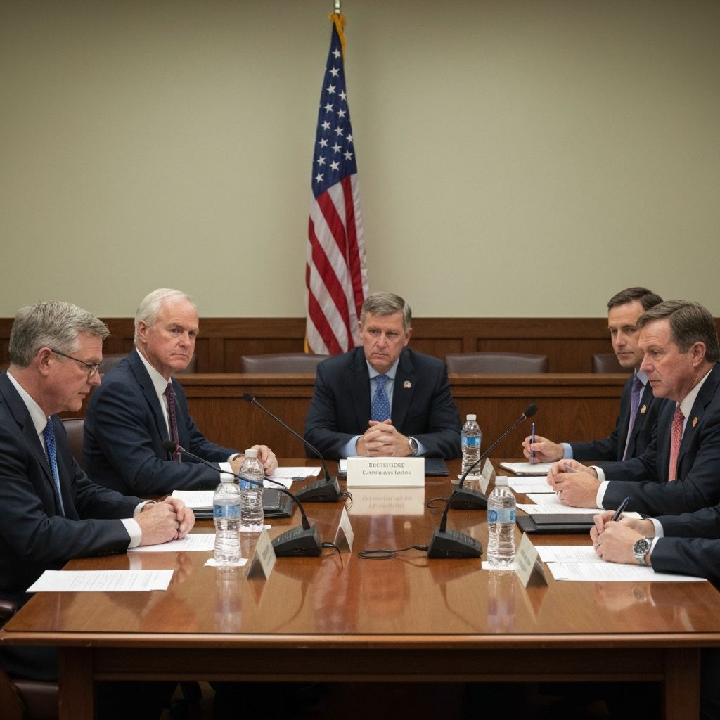 School board meeting discussing AI policy